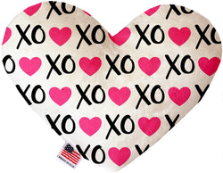Pink XOXO  Heart Dog Toy