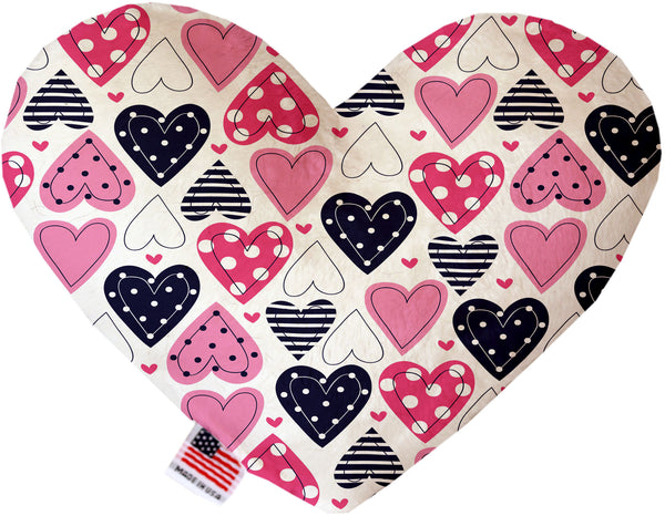 Mixed Hearts  Heart Dog Toy