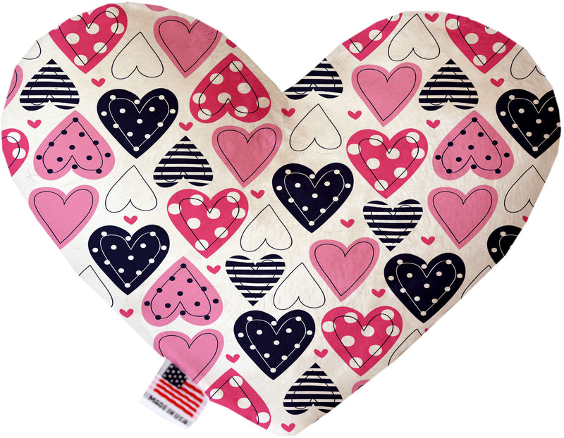 Mixed Hearts  Heart Dog Toy