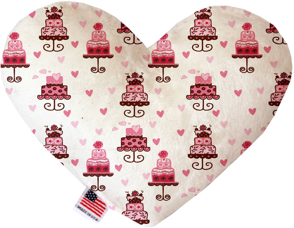 Pink Fancy Cakes  Heart Dog Toy
