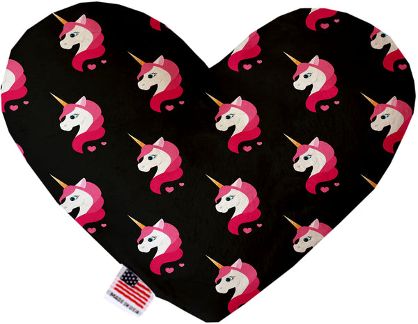 Pretty Pink Unicorns  Heart Dog Toy