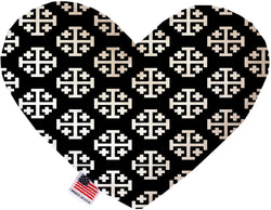 Jerusalem Cross  Heart Dog Toy