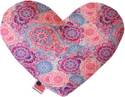 Pink Bohemian  Heart Dog Toy