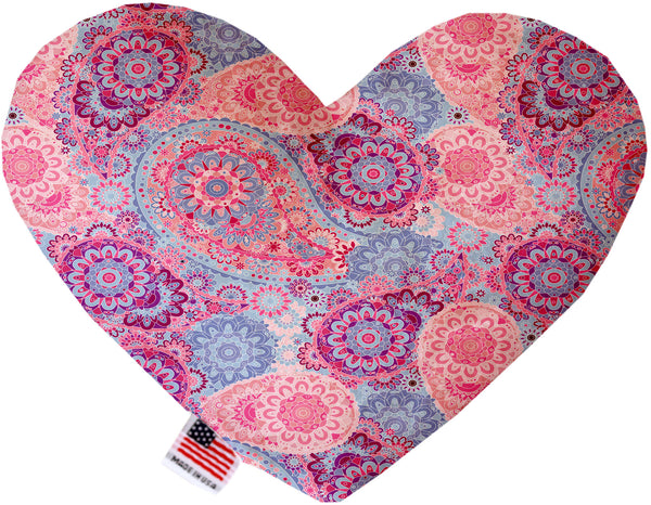 Pink Bohemian  Heart Dog Toy