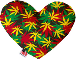 Rasta Mary Jane  Heart Dog Toy
