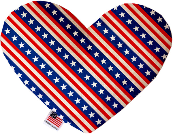 Stars and Stripes  Heart Dog Toy