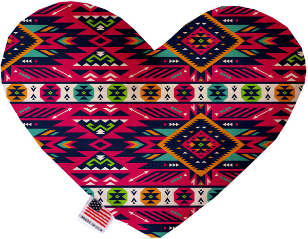 Pink Southwest  Heart Dog Toy