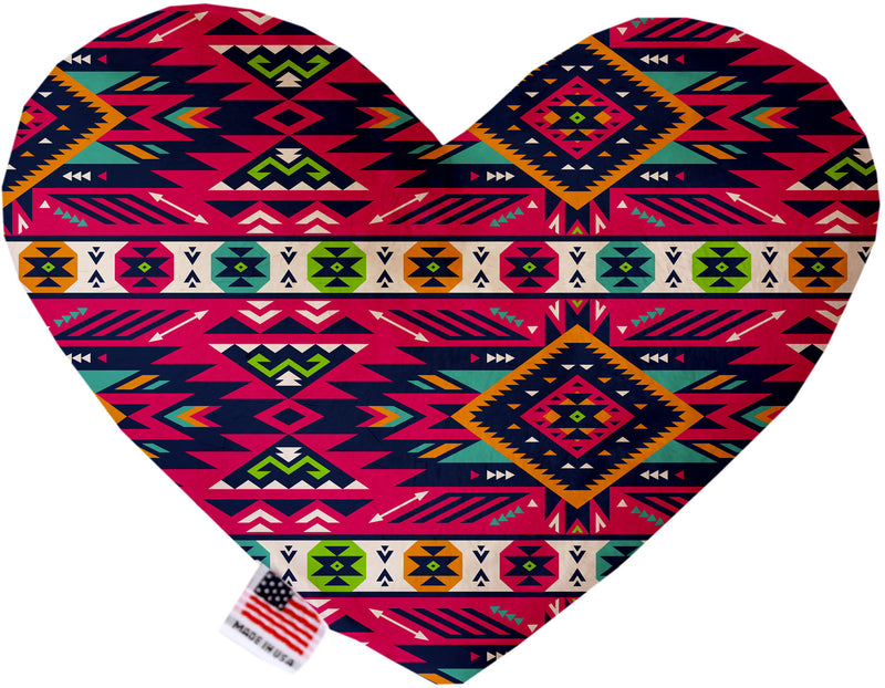 Pink Southwest  Heart Dog Toy