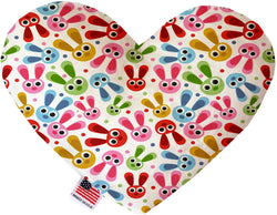 Funny Bunnies  Heart Dog Toy