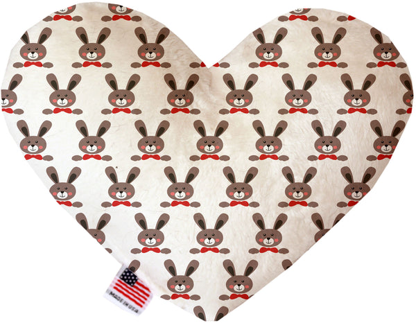 Dapper Rabbits  Heart Dog Toy