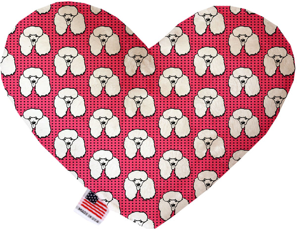 Pretty Poodles  Heart Dog Toy