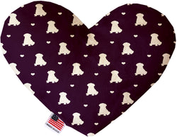 Purple Puppy Love  Heart Dog Toy
