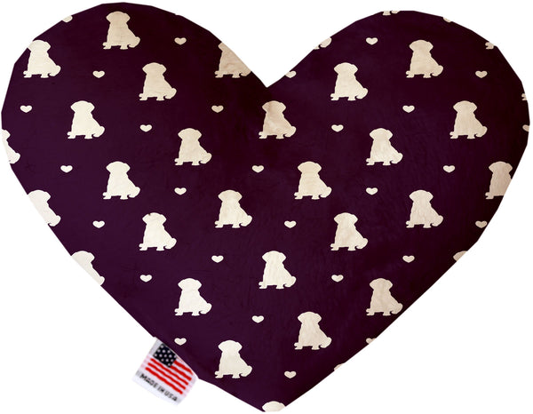 Purple Puppy Love  Heart Dog Toy