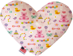 Baby Girl  Heart Dog Toy