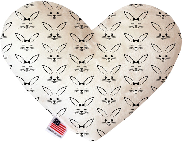 Bunny Face  Heart Dog Toy
