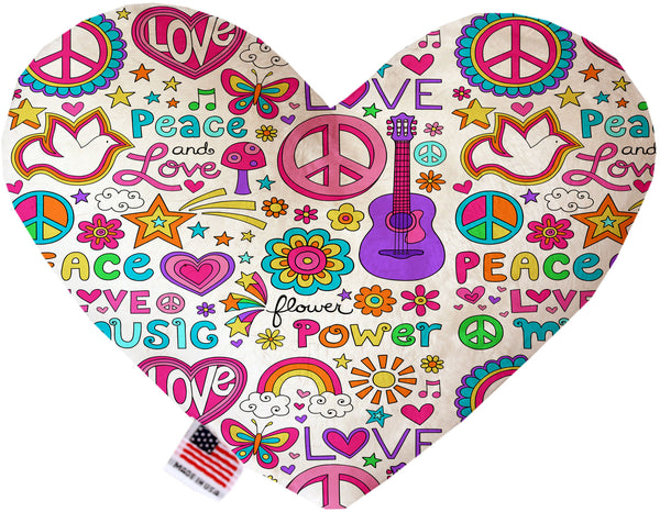 Hippy Love  Heart Dog Toy