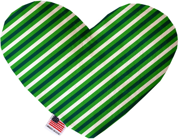 St Patrick's Stripes  Heart Dog Toy
