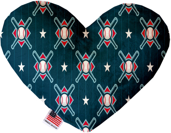 Bats and Balls  Heart Dog Toy