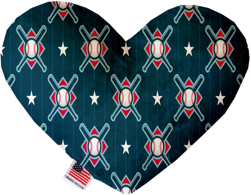 Bats and Balls  Heart Dog Toy