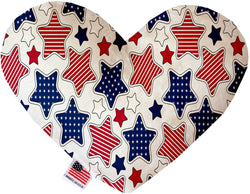 Patriotic Stars  Heart Dog Toy