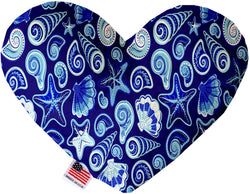 Blue Seashells  Heart Dog Toy