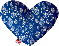 Blue Western  Heart Dog Toy