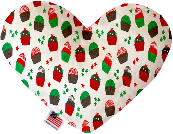 Christmas Cupcakes  Heart Dog Toy