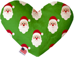 Smiling Santa  Heart Dog Toy