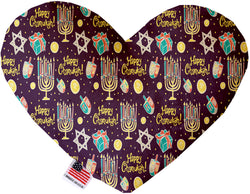 Happy Chanukah  Heart Dog Toy