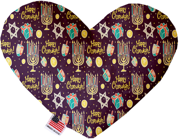 Happy Chanukah  Heart Dog Toy