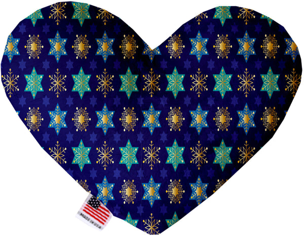 Star of Davids and Snowflakes  Heart Dog Toy