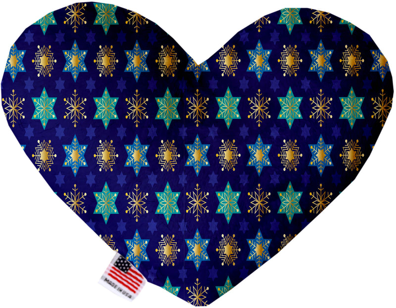 Star of Davids and Snowflakes  Heart Dog Toy