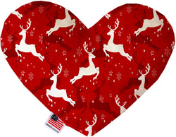 Dancing Reindeer  Heart Dog Toy