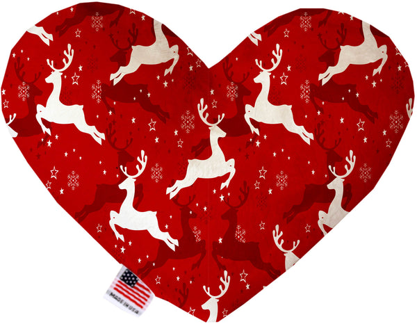 Dancing Reindeer  Heart Dog Toy