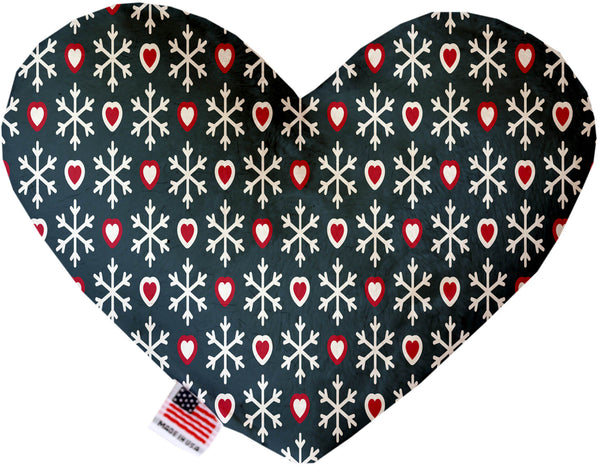 Snowflakes and Hearts  Heart Dog Toy