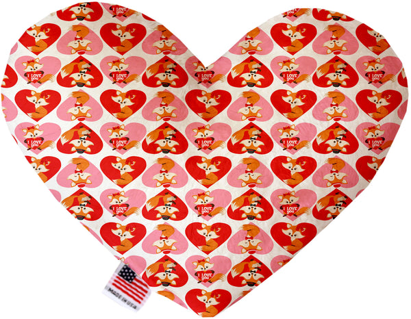 Foxy Love  Heart Dog Toy