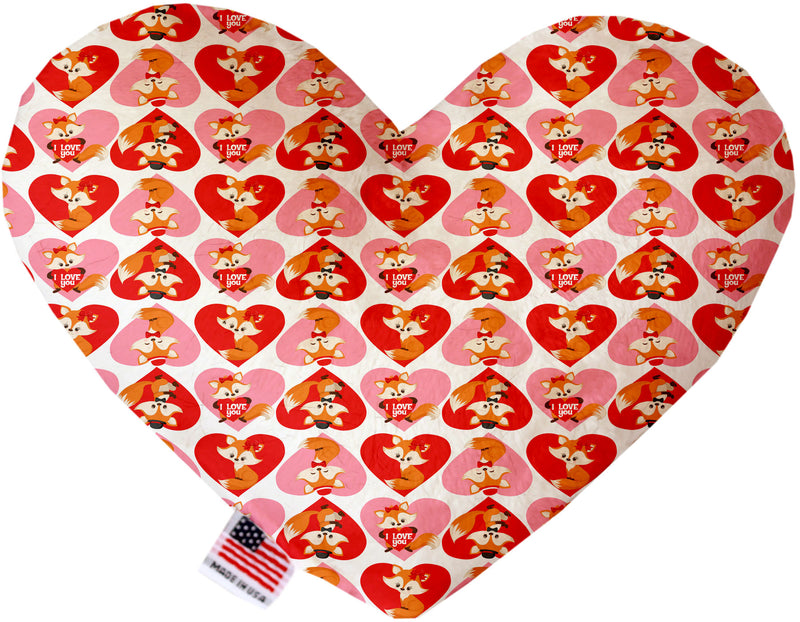 Foxy Love  Heart Dog Toy