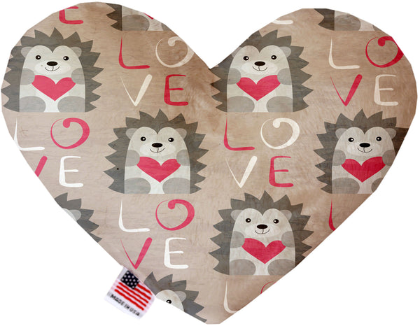 Hedgehog Love  Heart Dog Toy