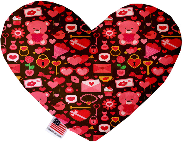 Valentines Day Bears  Heart Dog Toy