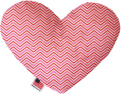 Valentines Day Chevron  Heart Dog Toy